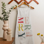 Moderne Farben fröhlich und hell | Happy Holidays Schürze<br><div class="desc">Moderne Farben fröhlich und hell | Happy Holidays</div>