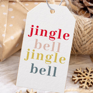 Moderne Farben Jingle Bell Jingle Bell Geschenkanhänger