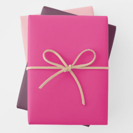 Moderne Farben - Set 13 Papierfolien Geschenkpapier Set