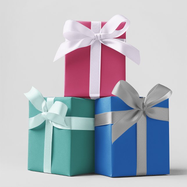 Moderne Farben - Set 4 Verpackungspapierblätter Geschenkpapier Set (Von Creator hochgeladen)