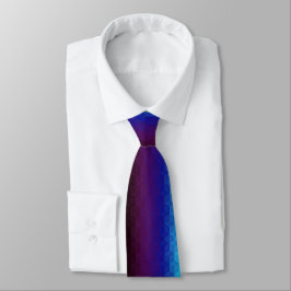 Moderne, farbenfrohe 3D-Kuben und Hexagons-Muster Krawatte