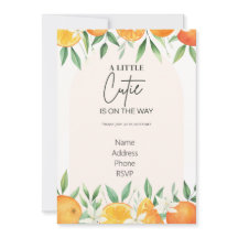 Moderne farbenfrohe Babydusche oder Kindergeburtst