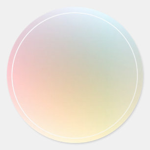 Moderne farbenfrohe Blank Template trendy Elegant Runder Aufkleber