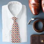 Moderne farbenfrohe Blumenmuster Neck Tie Krawatte<br><div class="desc">Das moderne,  farbenfrohe Blumenmuster Neck Tie besticht durch ein elegantes und stilvolles modernes Blume-Muster auf weißem Hintergrund in prächtigen Herbsttönen. Ideal für Hochzeiten,  Trauzeugen,  Vatertag,  Geburtstagsgeschenk für Vater oder Opa und vieles mehr. Entworfen von ©Evco Studio www.zazzle.com/store/evcostudio</div>