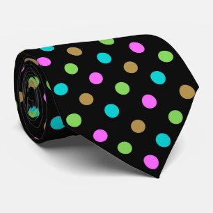 Moderne farbenfrohe chic Polka Punkte Klassisches  Krawatte