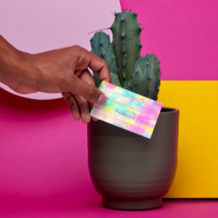 Moderne farbenfrohe Farbtöne Krawatte-Farbtöne A Visitenkarte