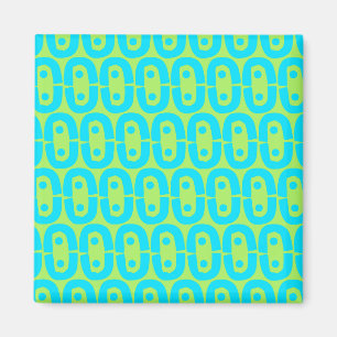 moderne farbenfrohe Muster Magnet