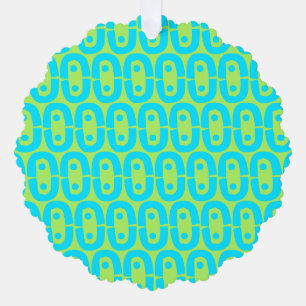 moderne farbenfrohe Muster Ornament Karte