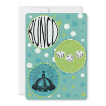 Moderne farbenfrohe Punkte Bunco