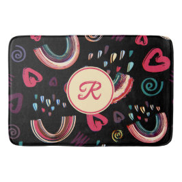 Moderne farbenfrohe Regenbogen-Custom-Foto Bath Ma Badematte