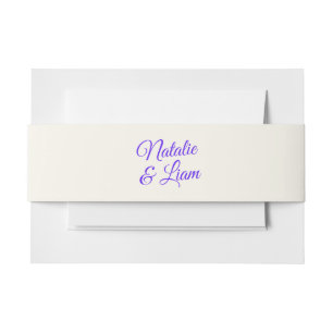 Moderne farbenfrohe Retro Whimsical Funky Bold Wed Einladungsbanderole