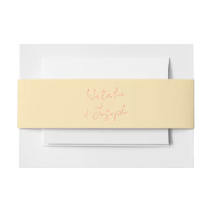 Moderne farbenfrohe Retro Whimsical Pastel Fun Hoc Einladungsbanderole