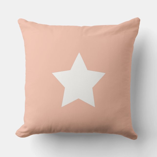Moderne farbenfrohe rosa niedliche Familienschick  Kissen (Vorderseite)