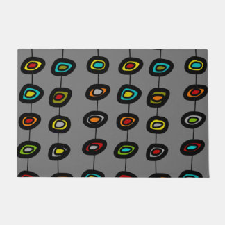 Moderne, farbenfrohe Strände des Mittelalters Fußmatte