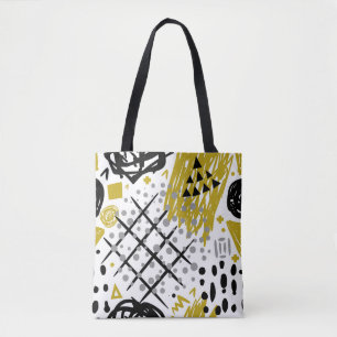 Moderne, farbenfrohe und stilvolle Abstrakte Kunst Tasche
