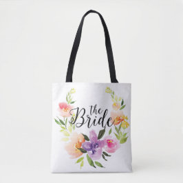 Moderne Farbfarbenfrohe Wasserfarben - der Brautte Tasche