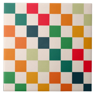 Moderne farbige Block-Dekor-Keramikfliese Fliese