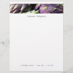 Moderne Farbige Lebensmittel Briefbogen