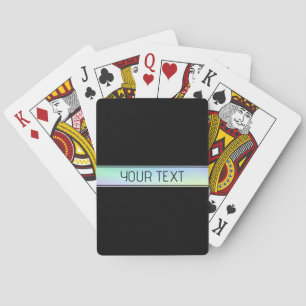 Moderne Farbverlauf & editierbarer Text Spielkarten