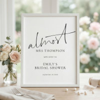 Moderne Fast-Mrs-Willkommen-zur-Braut-Party