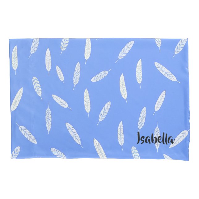 Moderne Feathers Luxury Boho Collection Kissenbezug (Vorderseite)