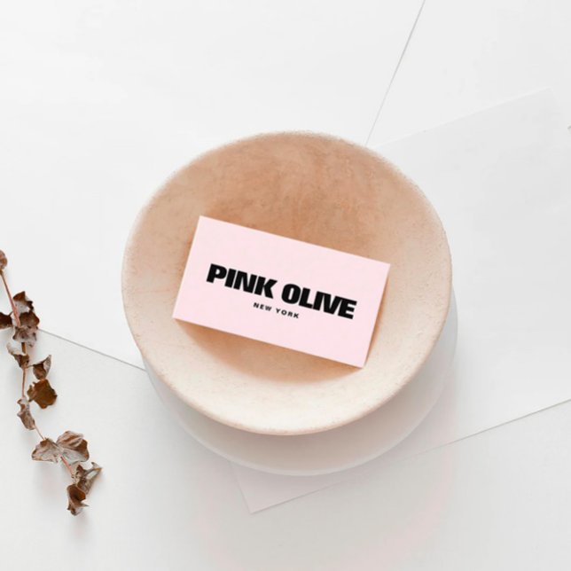 Moderne, feine schwarze Typografie Visitenkarte (Von Creator hochgeladen)