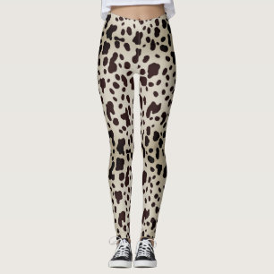 Moderne, feminine Rodeo-Ombre-Kuh-Tierdruck-Muster Leggings