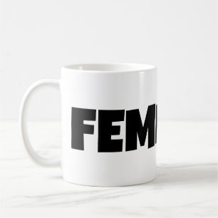 Moderne feministische Tasse Feminismus-Geschenkide