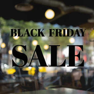 Moderne Fensterfolie für Black Friday Sale im Lade Fensteraufkleber
