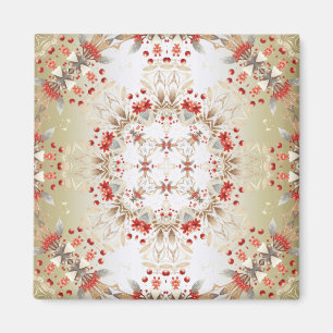 Moderne Ferienblumen Magnet