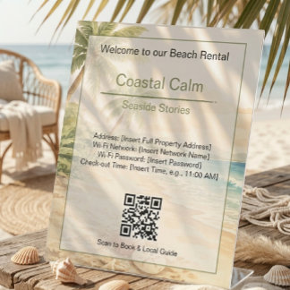 Moderne Ferienhaus am Meer mit Aquarellcharakter Sockelschild