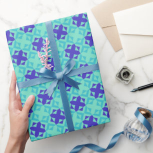 Moderne festliche Geburtstagsparty Geschenkpapier