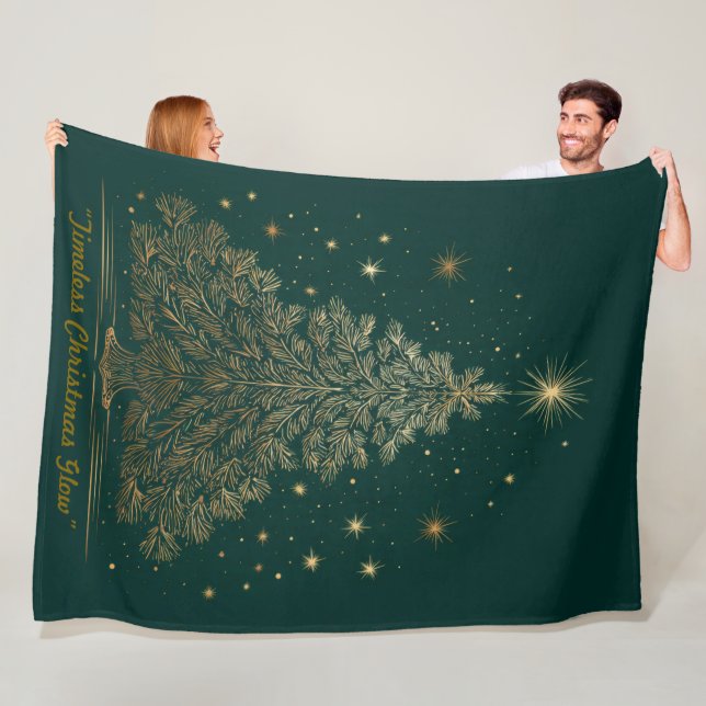 „Moderne Festliche Luxus“ Fleecedecke (Beispiel)