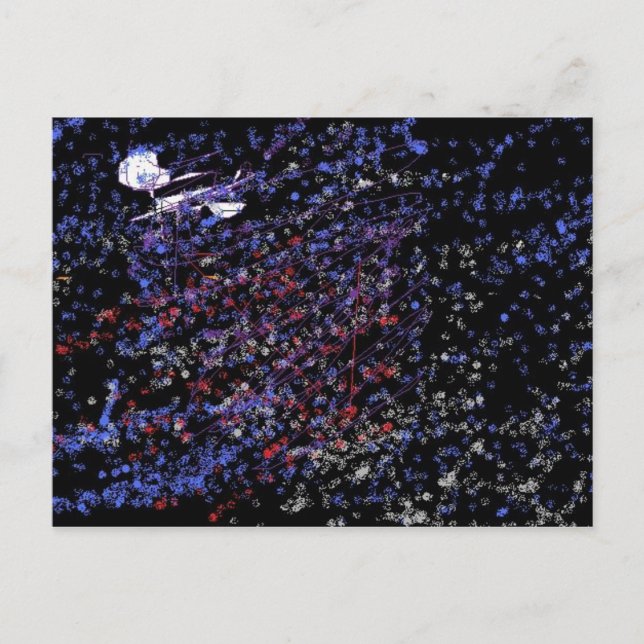 "Moderne Festlichkeit" Postkarte (Vorderseite)