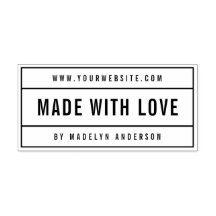 Moderne, fett gestaltete Website mit Liebe