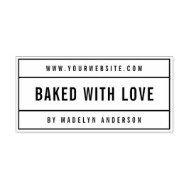 Moderne, fett gestaltete Website mit Liebe Permastempel