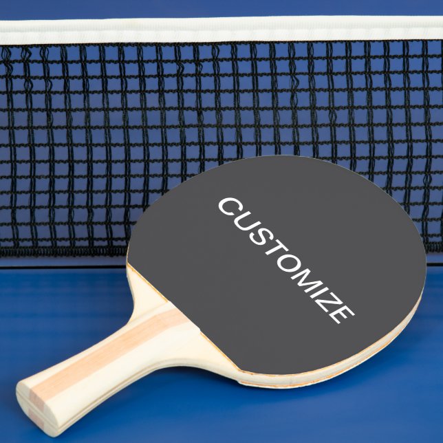 Moderne fette editierbare Name, Geschäft oder Mark Tischtennis Schläger (InSitu)