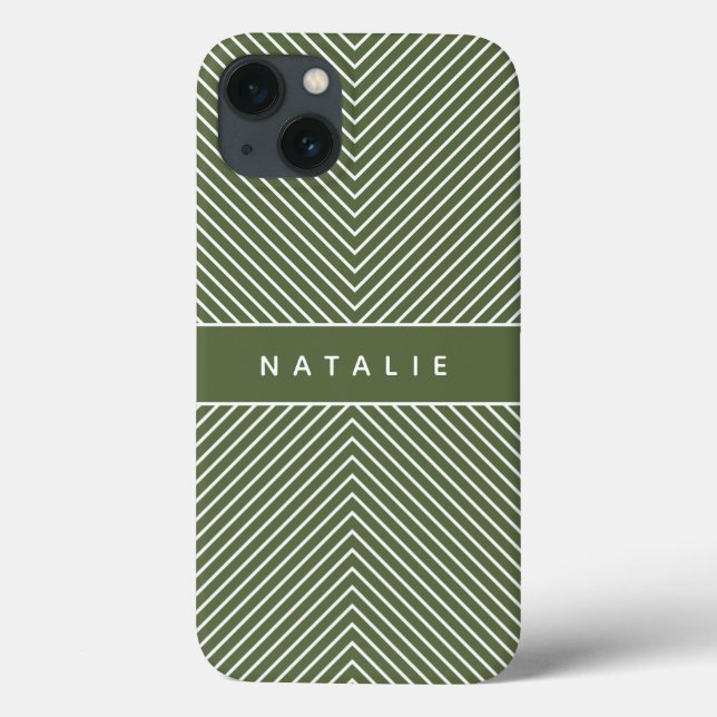Moderne, fette, grafisch geometrische Streifen per Case-Mate iPhone Hülle (Rückseite)