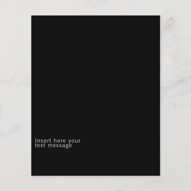 Moderne, fette Minimalausstattung für Logos und Te Flyer (Vorne)