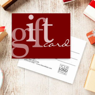 Moderne Fette Schrift Dunkelrot Logo hinzufügen Ge