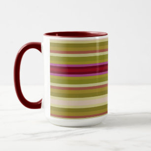 Moderne, fette Streifen Tasse