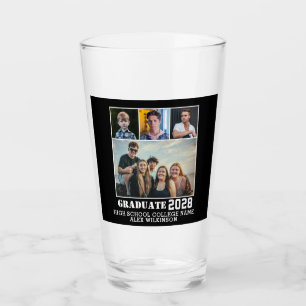 Moderne, fette Typografie 4 Abschluss FotoCollage Glas