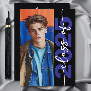 Moderne fette Typografie-Grad-Ankündigung Einladung