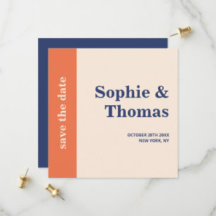 Moderne fette Typografie Hochzeit Termin vormerken Save The Date