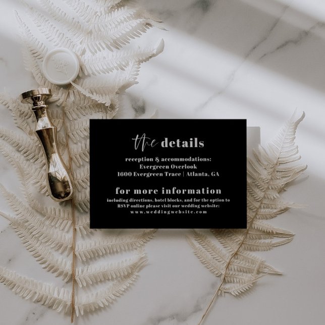 Moderne fette Typografie-Merkkarte Begleitkarte (Von Creator hochgeladen)