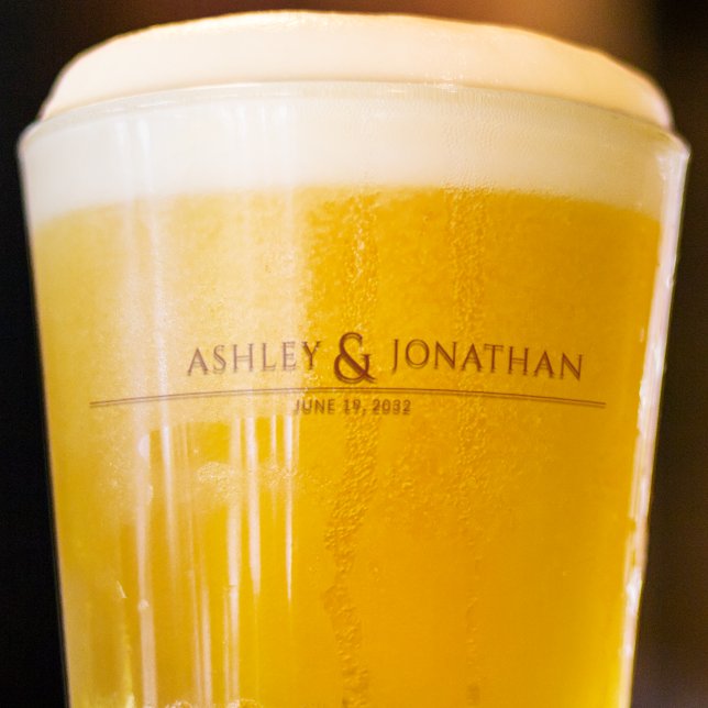 Moderne fette und Minimalistische Hochzeit Glas (Von Creator hochgeladen)