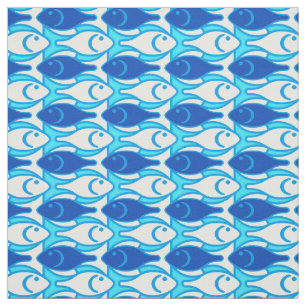 Moderne Fische der Mitte des Jahrhunderts, Stoff
