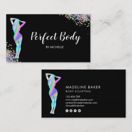 Moderne Fitness für Körpermodellierung - Holografi Visitenkarte
