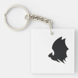 Moderne Fledermaus Schlüsselanhänger