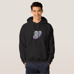 Moderne fliegende Untertasse Hoodie